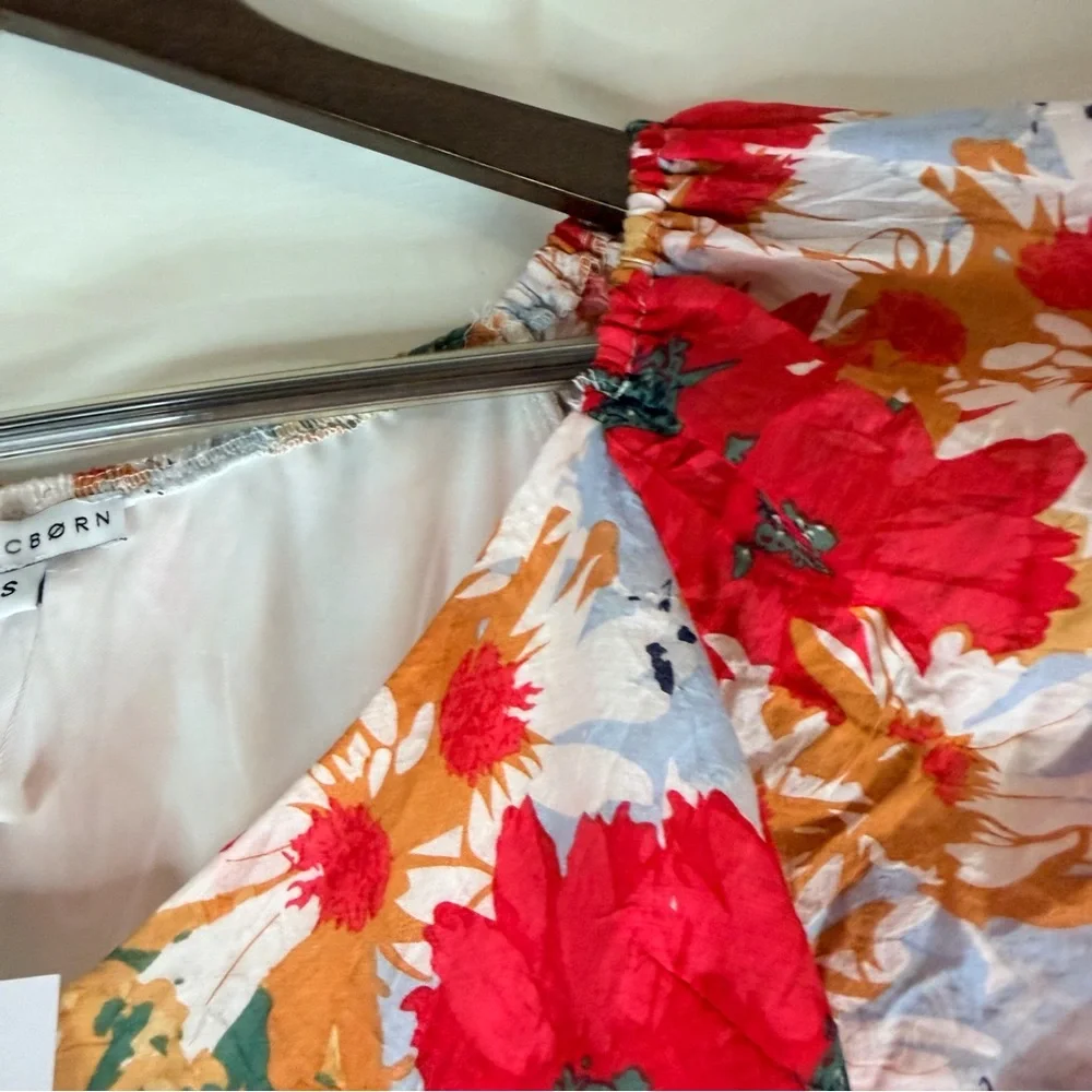 BALTIC BORN Women’s Size S Dress Midi Length NWT Floral Lined DENTON Style NEW